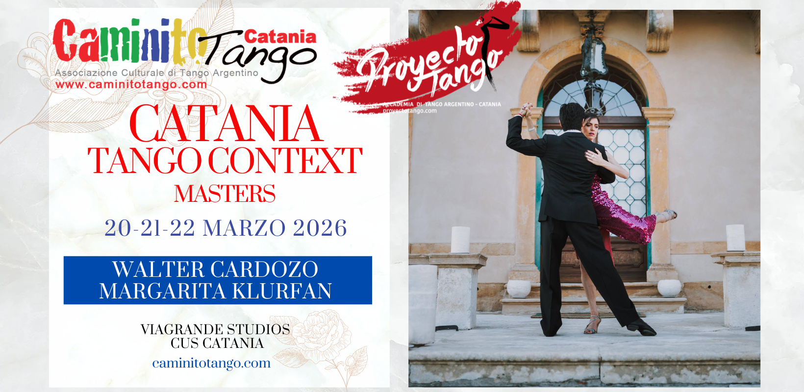 Stage ed eventi di tango a Catania